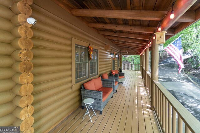 451 Pinecrest Rd, Sautee Nacoochee, GA 30571 - view of deck
