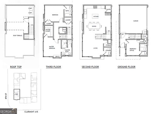 1954 8th St, Chamblee, GA 30341 - floor plan / room layout