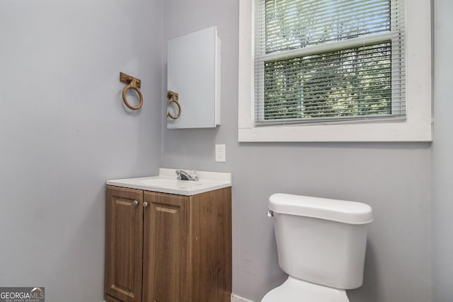 105 Tranquility Dr, Villa Rica, GA 30180 - half bathroom with toilet and vanity
