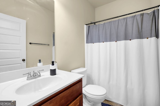 4581 Sagebrush Ct, Snellville, GA 30039 - full bathroom featuring vanity and toilet