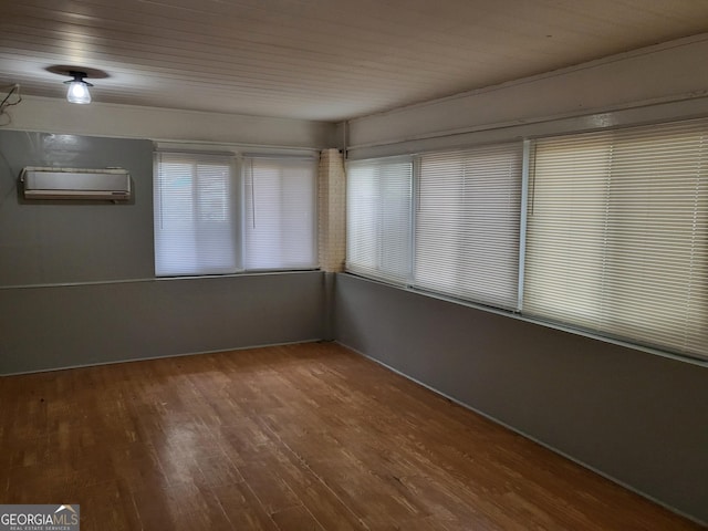 957 Astor Ave, Forest Park, GA 30297 - unfurnished sunroom featuring a wall mounted AC