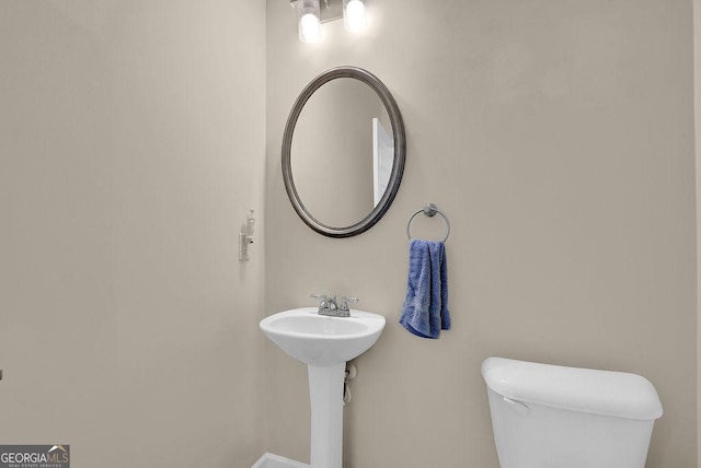 174 Crown Pointe Dr, Dawsonville, GA 30534 - half bathroom with toilet