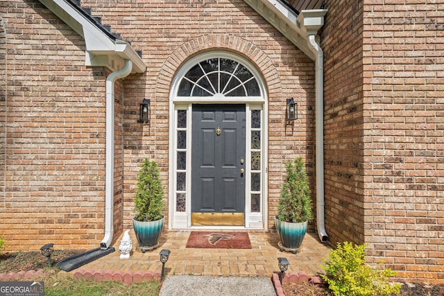 8035 Canter Ln, Alpharetta, GA 30009 - entrance to property featuring brick siding