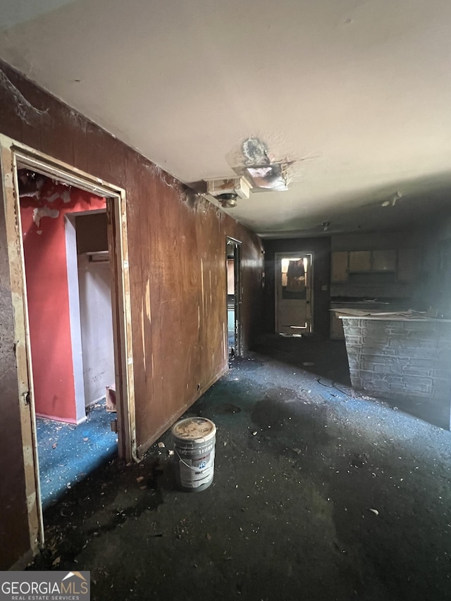 view of unfurnished living room