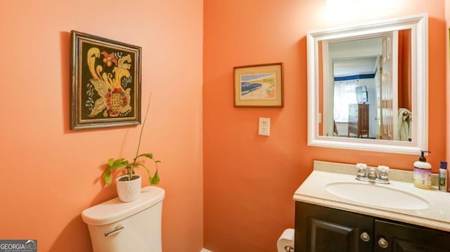 488 Mayapple Gln, Dawsonville, GA 30534 - bathroom featuring toilet and vanity