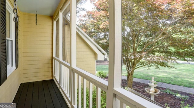 488 Mayapple Gln, Dawsonville, GA 30534 - view of deck