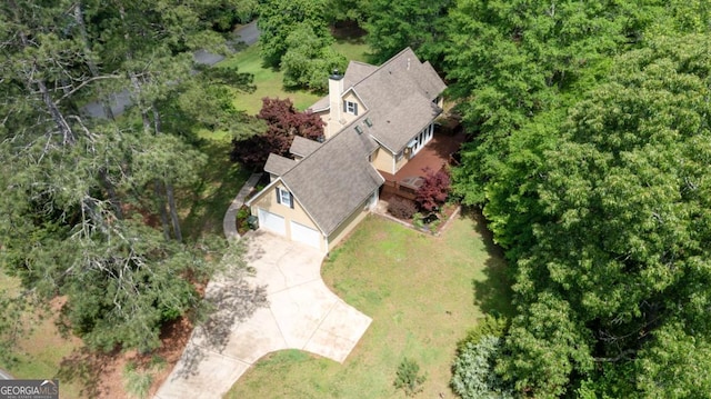 488 Mayapple Gln, Dawsonville, GA 30534 - view from above of property