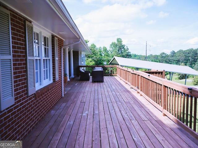 1315 Walston St, Dalton, GA 30720 - view of deck