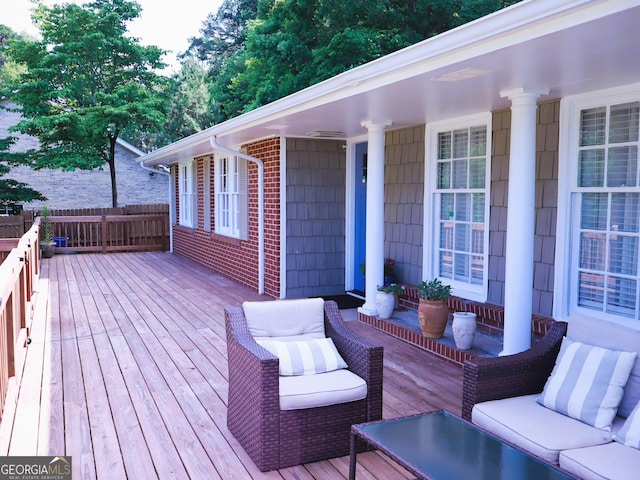 1315 Walston St, Dalton, GA 30720 - view of deck