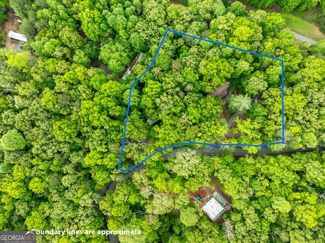 2200 New Hope Rd, Morganton, GA 30560 - aerial overview of property's location featuring property parcel outlined