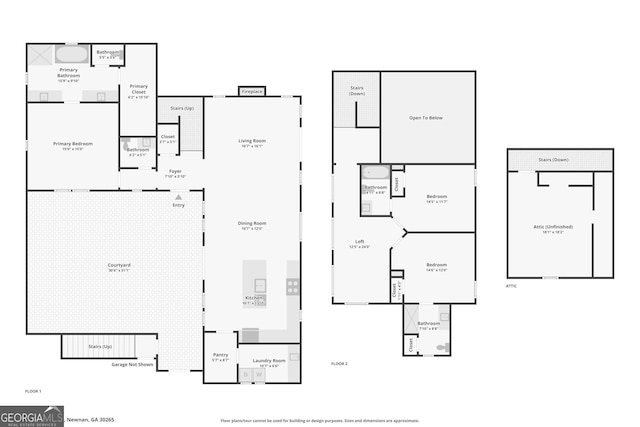 190 Arbor Garden Cir, Newnan, GA 30265 - floor plan / room layout