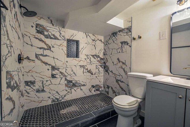 1772 Martin Pl SE, Smyrna, GA 30080 - full bath with toilet, a tile shower, and vanity