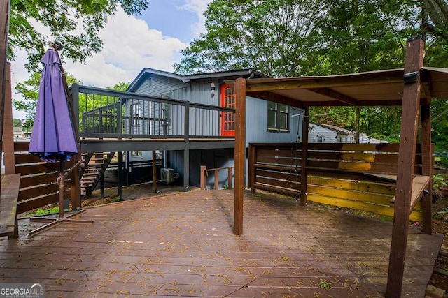 1772 Martin Pl SE, Smyrna, GA 30080 - view of front of house with a deck