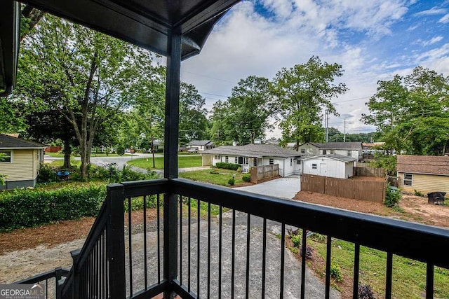 1772 Martin Pl SE, Smyrna, GA 30080 - balcony with a residential view