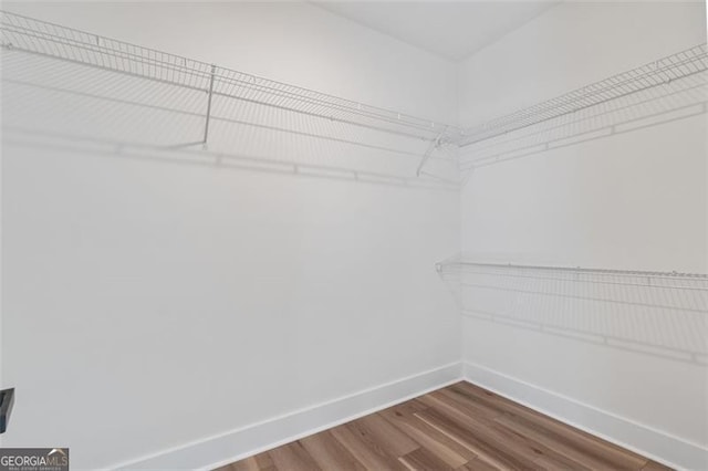 5567 Tyree Rd, Winston, GA 30187 - walk in closet with dark wood-style flooring