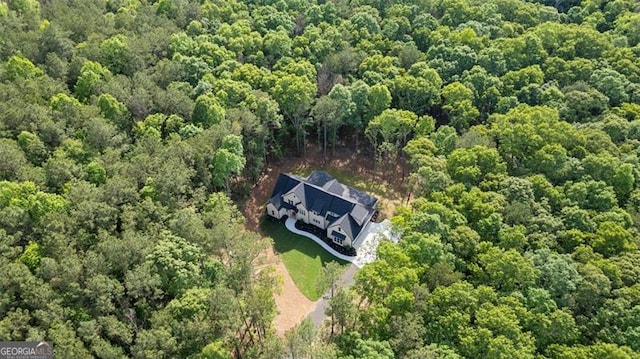 5567 Tyree Rd, Winston, GA 30187 - aerial overview of property's location with a heavily wooded area