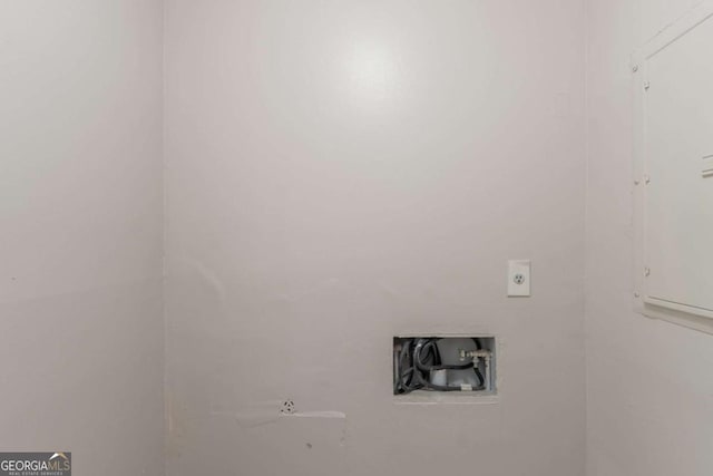 2499 Shiloh Dr, Decatur, GA 30034 - laundry room featuring hookup for a washing machine and electric panel