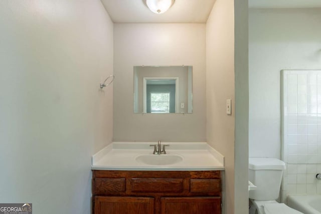 2499 Shiloh Dr, Decatur, GA 30034 - full bath featuring vanity and toilet