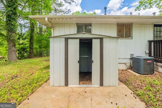 2499 Shiloh Dr, Decatur, GA 30034 - view of shed with central air condition unit