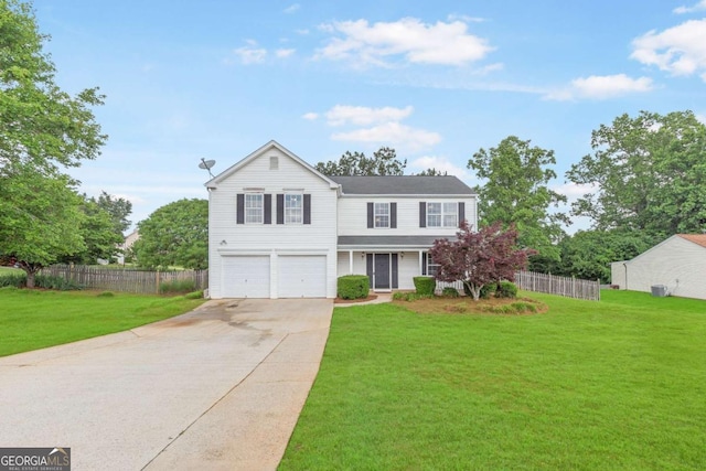 1194 Grandview Cir, Powder Springs, GA 30127 - traditional home featuring an attached garage and concrete driveway