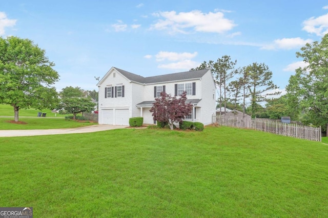 1194 Grandview Cir, Powder Springs, GA 30127 - traditional-style house with an attached garage and concrete driveway