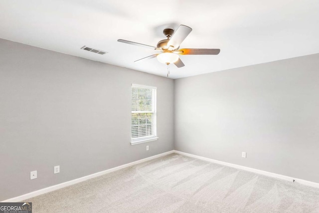1194 Grandview Cir, Powder Springs, GA 30127 - carpeted spare room featuring a ceiling fan and baseboards