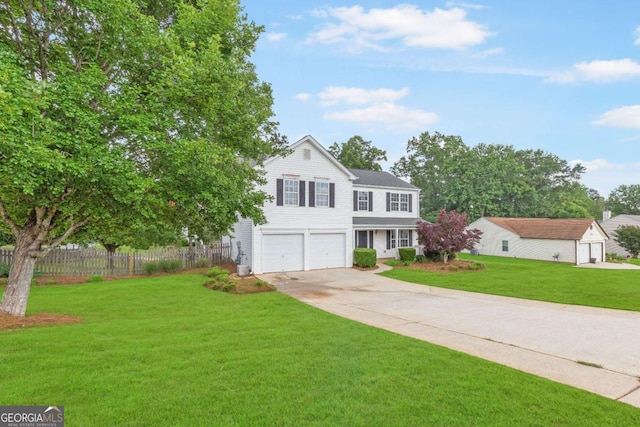 1194 Grandview Cir, Powder Springs, GA 30127 - view of front facade featuring an attached garage and driveway