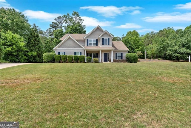 117 Union Ridge Way, Dallas, GA 30132 - craftsman-style home featuring a front lawn and a porch