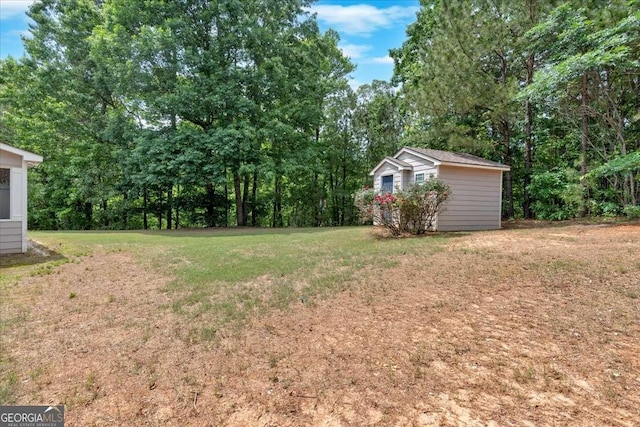 117 Union Ridge Way, Dallas, GA 30132 - view of grassy yard with an outdoor structure