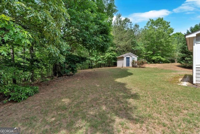 117 Union Ridge Way, Dallas, GA 30132 - view of grassy yard with a storage shed