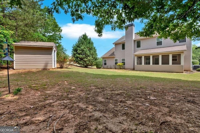 117 Union Ridge Way, Dallas, GA 30132 - view of green lawn with an outdoor structure