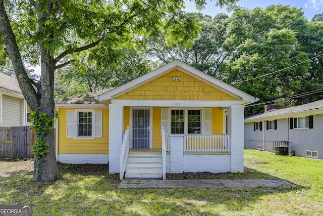 103 Chicamauga Ave SW, Atlanta, GA 30314 - view of front facade with covered porch