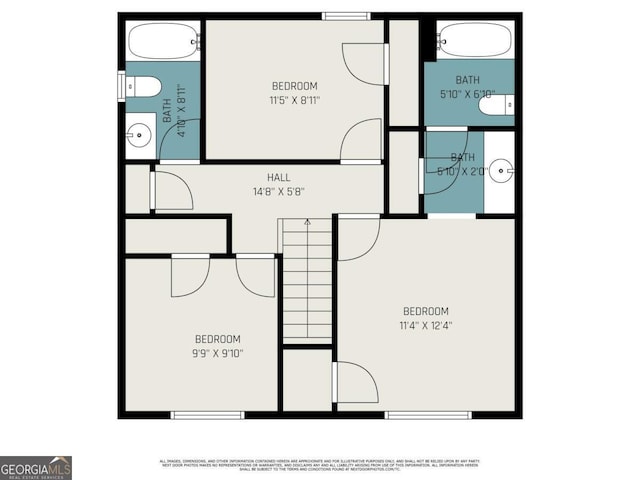 430 Pilgrim Ln, Powder Springs, GA 30127 - room layout