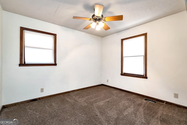 22 Ridge Haven Dr, Cleveland, GA 30528 - carpeted empty room featuring baseboards and a ceiling fan