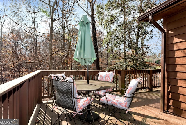 22 Ridge Haven Dr, Cleveland, GA 30528 - deck with outdoor dining space