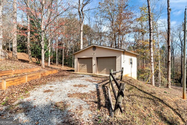 22 Ridge Haven Dr, Cleveland, GA 30528 - view of detached garage