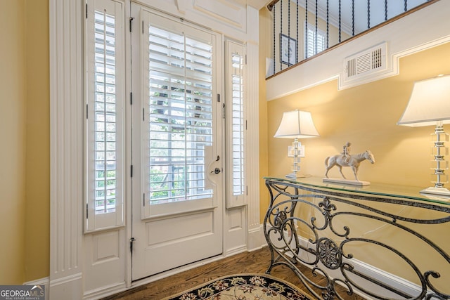 2295 Falmouth Ct SE Unit 23, Smyrna, GA 30080 - entryway with healthy amount of natural light and wood finished floors
