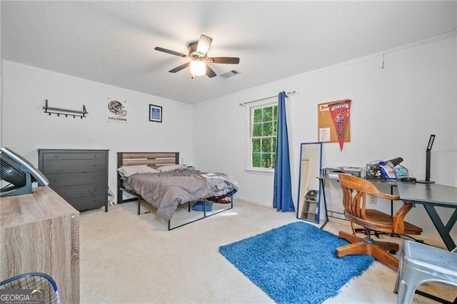 1763 Benningfield Dr SW, Marietta, GA 30064 - bedroom featuring carpet flooring, an office area, and ceiling fan