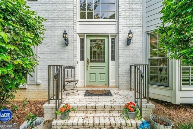 1763 Benningfield Dr SW, Marietta, GA 30064 - entrance to property with brick siding