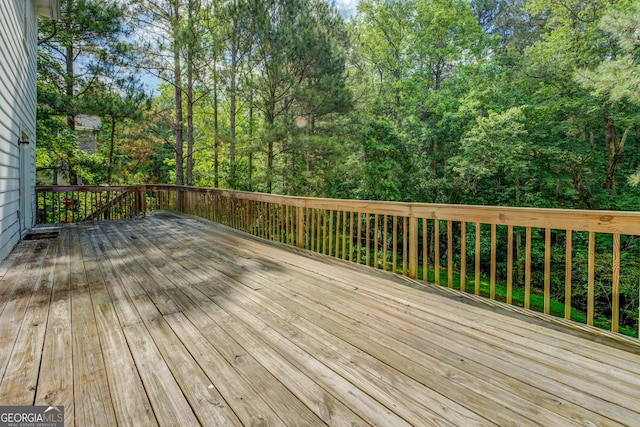 view of deck