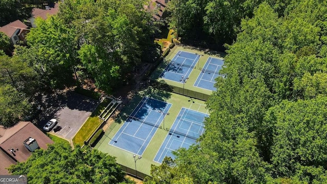 drone / aerial view