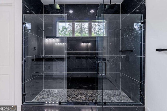 140 Maranatha Trl, Lawrenceville, GA 30045 - full bath featuring a stall shower