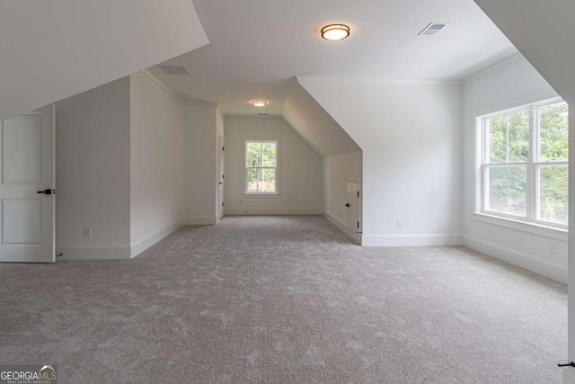 140 Maranatha Trl, Lawrenceville, GA 30045 - additional living space featuring carpet floors, baseboards, and vaulted ceiling