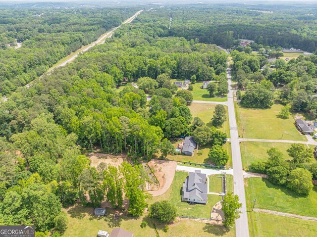140 Maranatha Trl, Lawrenceville, GA 30045 - aerial view of a heavily wooded area