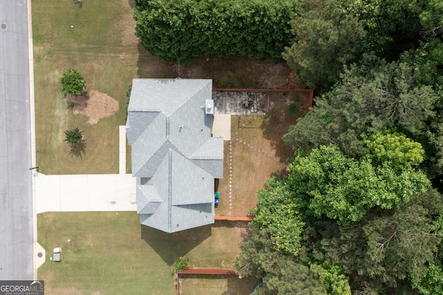 aerial view of property and surrounding area