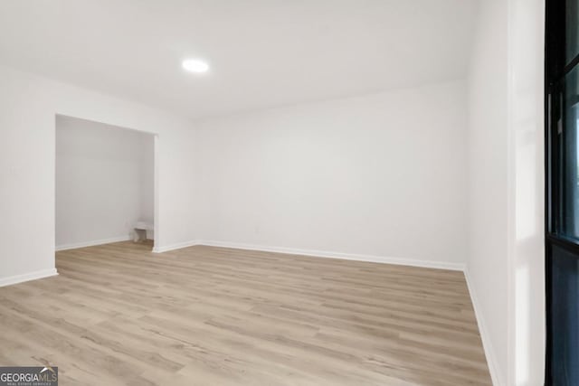683 Highland Ct, Marietta, GA 30068 - unfurnished room featuring light wood-style flooring, recessed lighting, and baseboards