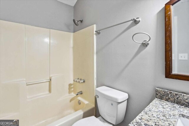 191 Nectar Pl, Dallas, GA 30132 - full bathroom with toilet, shower / bathtub combination, and vanity