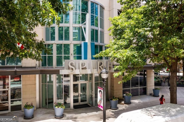 860 Peachtree St NE Unit 1513, Atlanta, GA 30308 - back of property featuring french doors