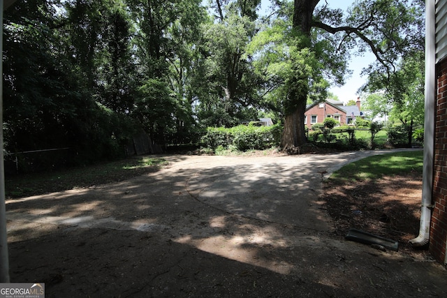 view of road