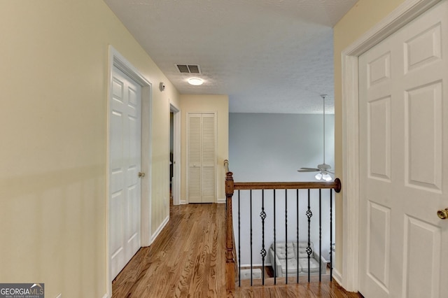 3668 Burel Mill Dr, Buford, GA 30519 - hall featuring wood finished floors and baseboards